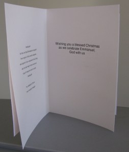 Inside of Card