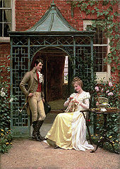Georgette Heyer 170px-Edmund_Blair_Leighton_-_On_the_Threshold