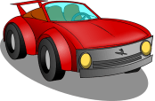red sports car from clipart.email_785-513